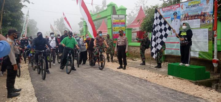 Gowes Bareng Penutupan TMMD 110 Bojonegoro Dibuka Kepala Bakorwil